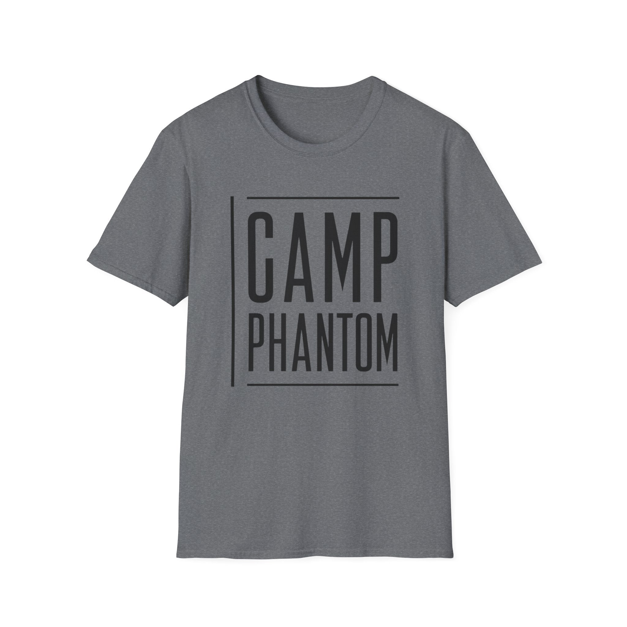 Camp phantom text T-shirt
