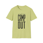 Camp out text T-shirt