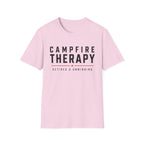 Campfire Therapy Text T-shirt