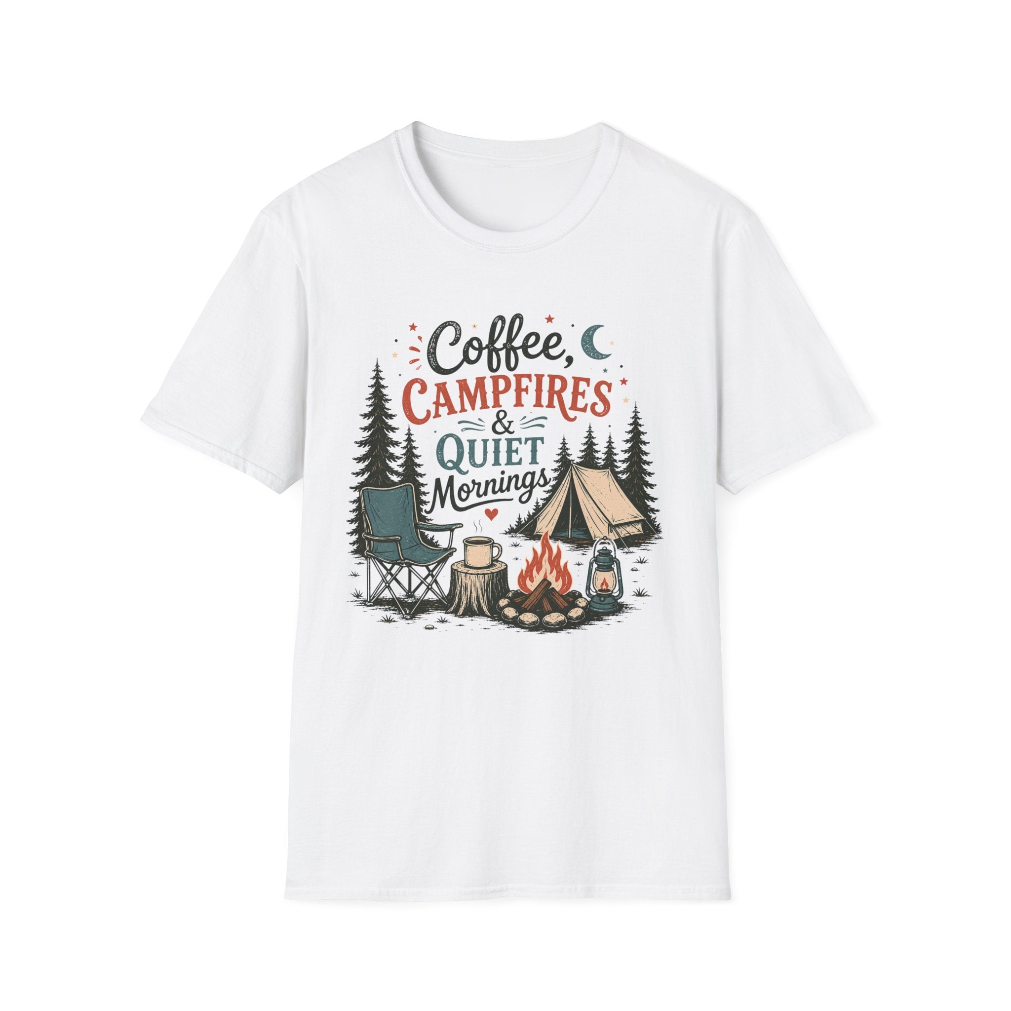 Coffee , Campfire and Quiet Night T-shirt EDITION 2025