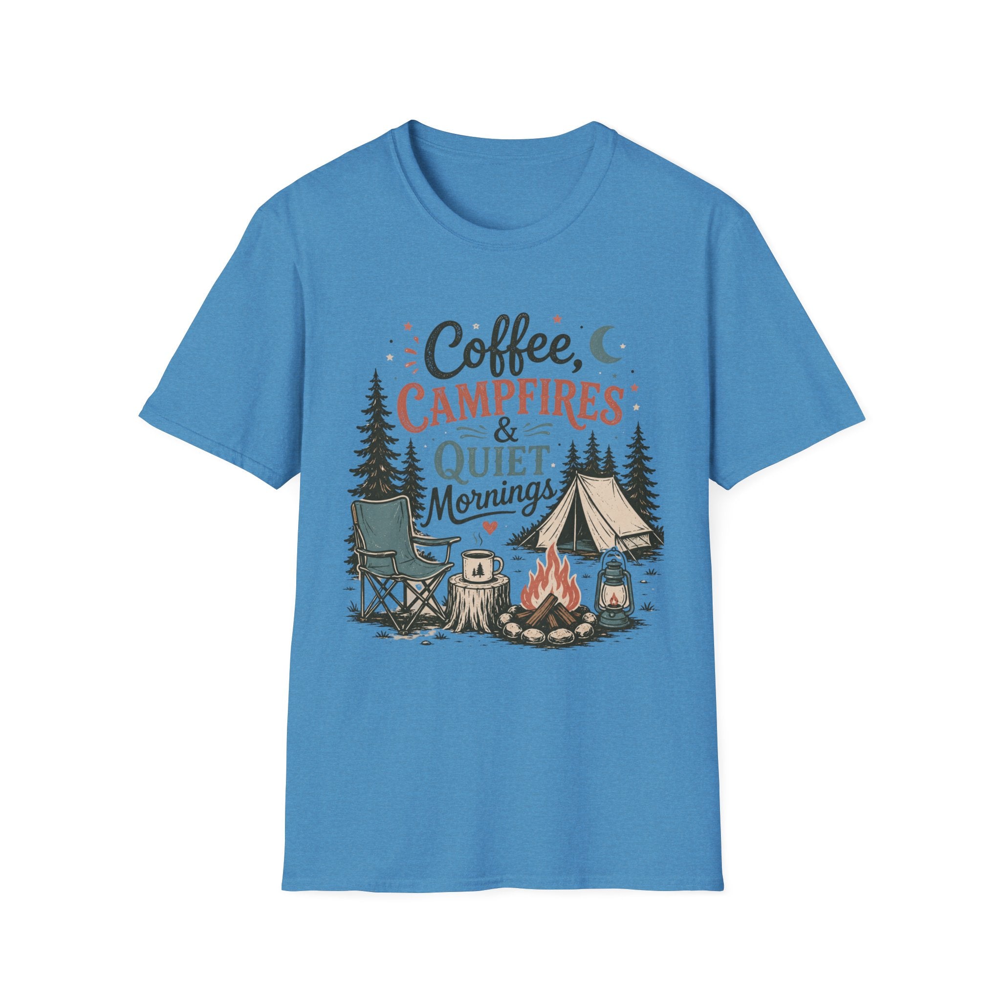Coffee , Campfire and Quiet Night T-shirt