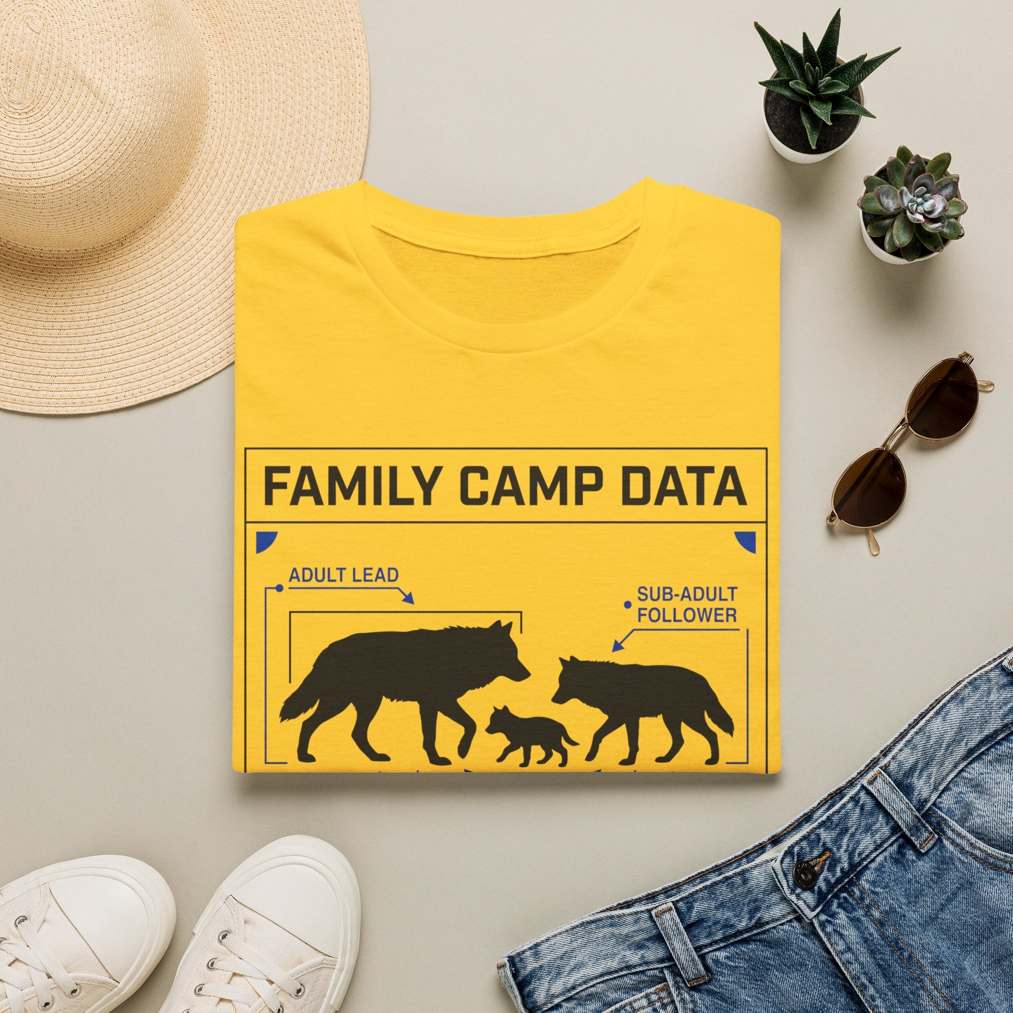 Family Camp Data WolvesT-shirt