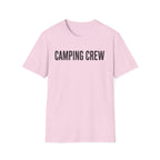 Camping Crew Text T-shirt